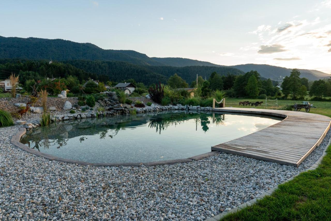 Glamping Happiness With Natural Pool Ribnica Exterior photo
