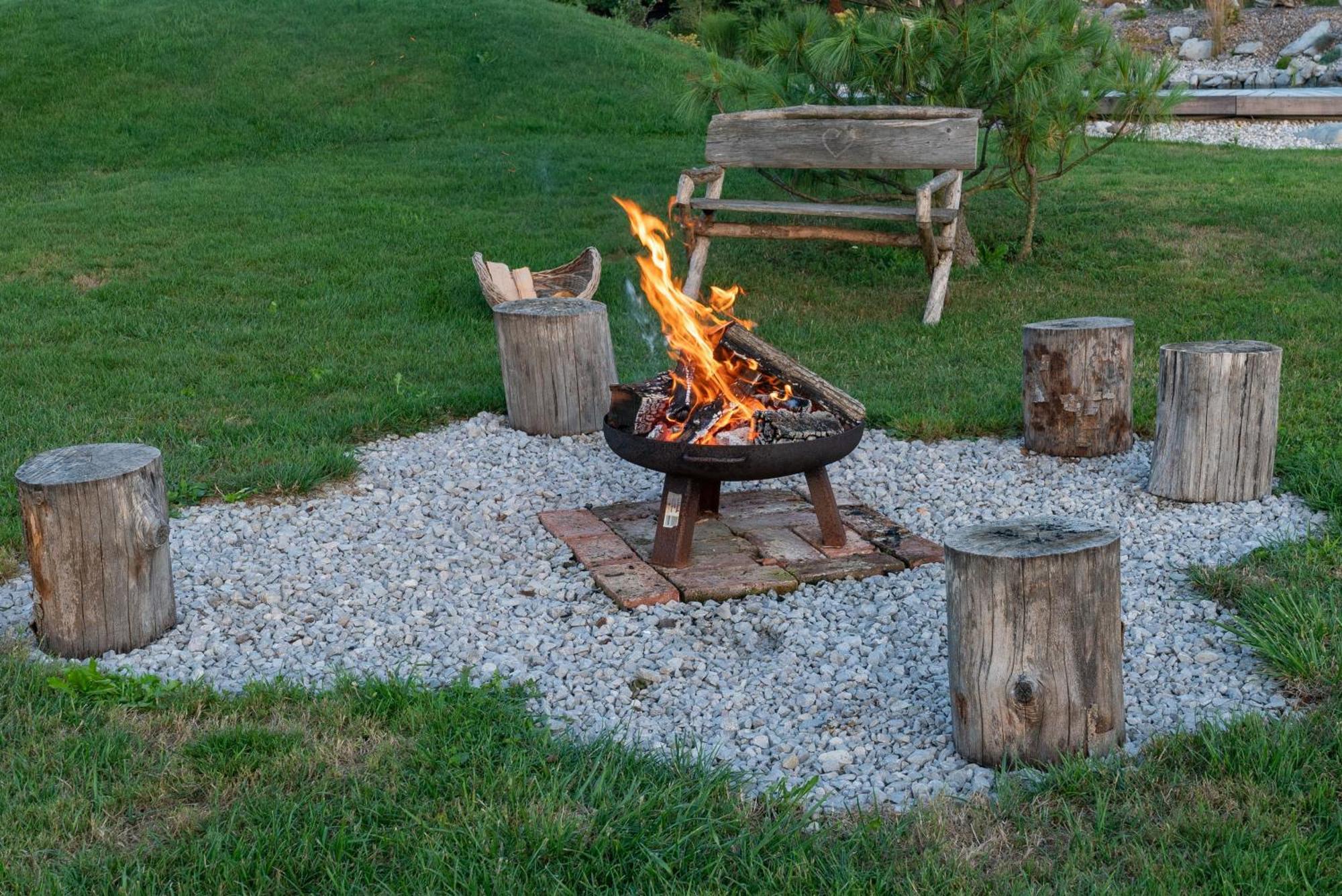 Glamping Happiness With Natural Pool Ribnica Exterior photo